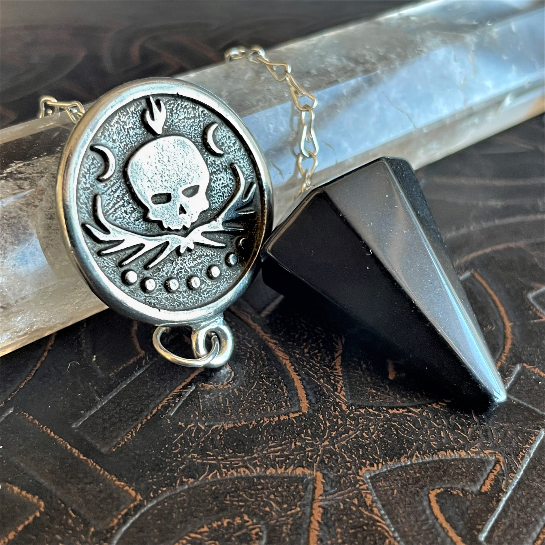 Wicca Metal Pendulum For Divination - Various Styles & Varieties Available